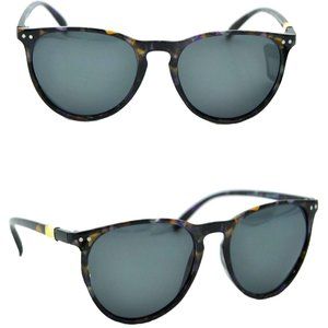 Panama Jack Tortoise Camo Round Oval Polarized Sunglasses